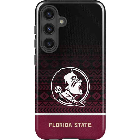Florida State University Pattern Jersey Galaxy S25 Impact Case